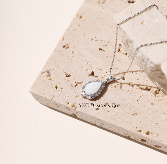 Grand Teardrop Breastmilk Necklace (DIY KIT)
