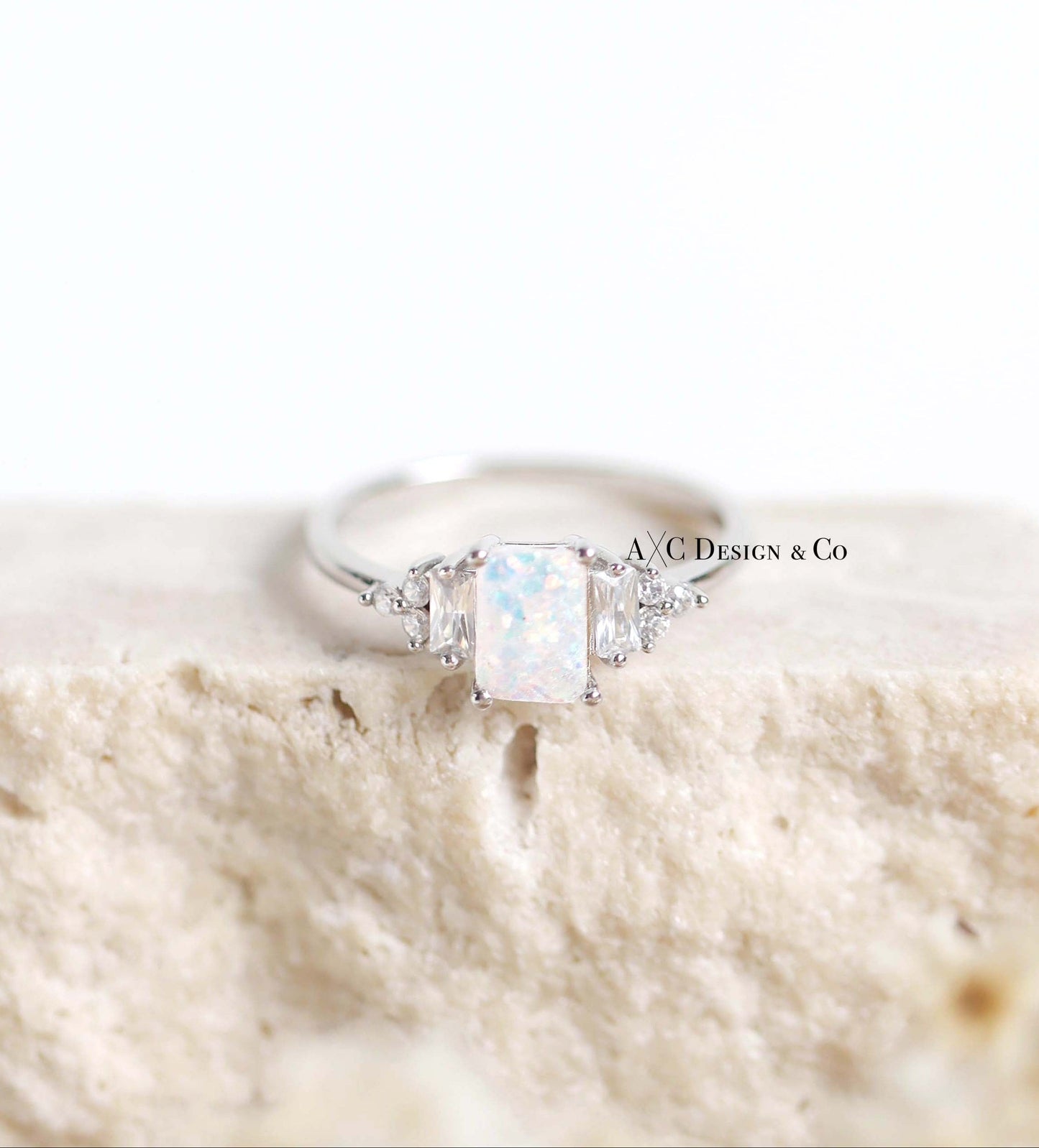 Emerald Opal Breastmilk Ring (DIY Kit)