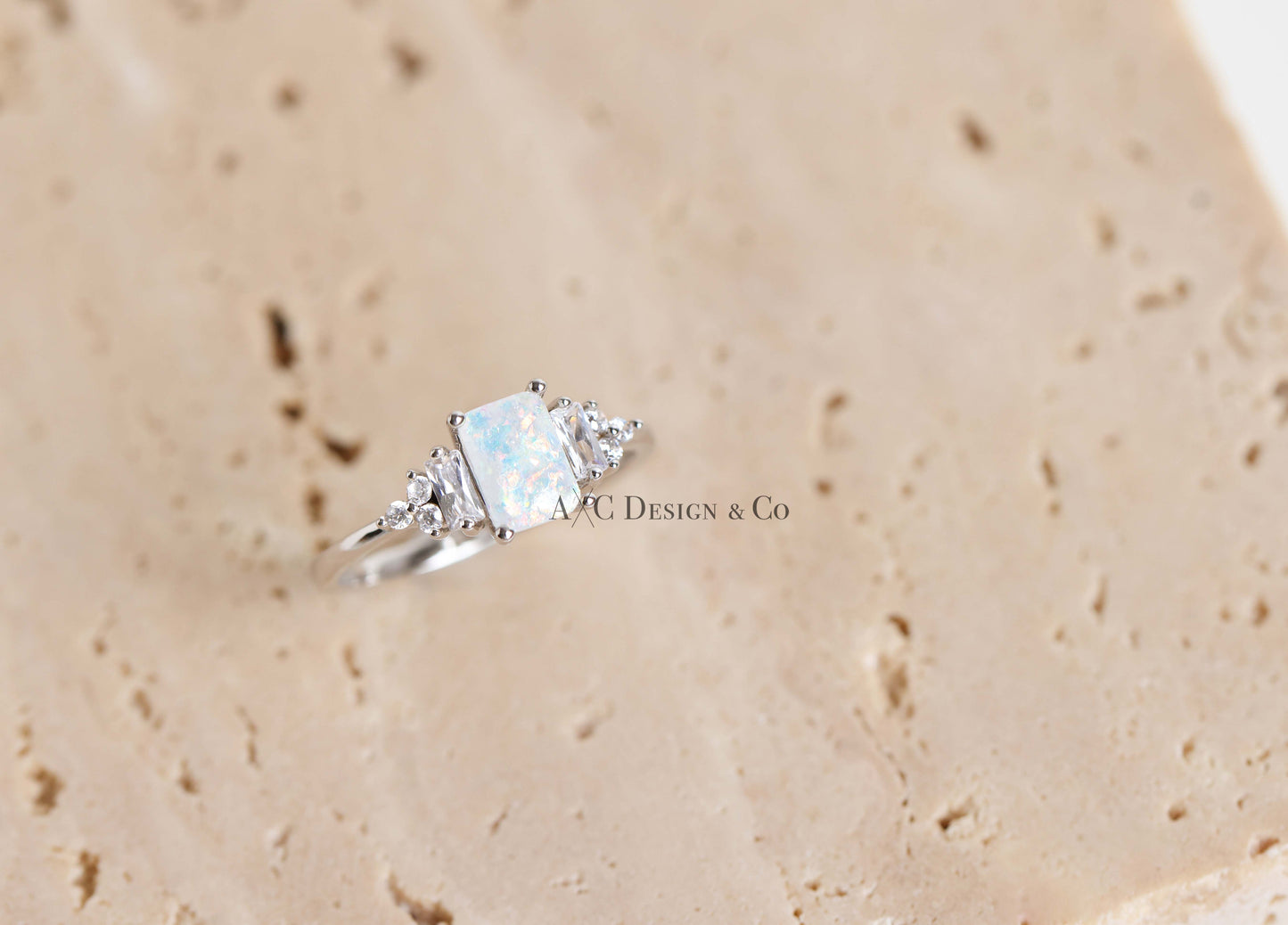 Emerald Opal Breastmilk Ring (DIY Kit)