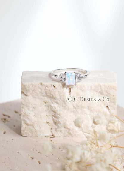 Emerald Opal Breastmilk Ring (DIY Kit)