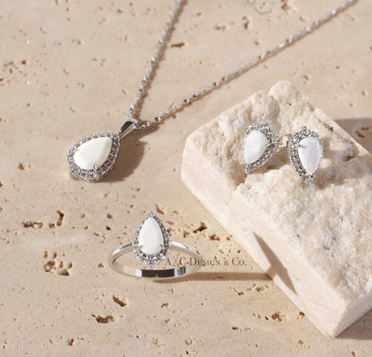 Grand Teardrop Breastmilk Jewelry Set (DIY KIT)