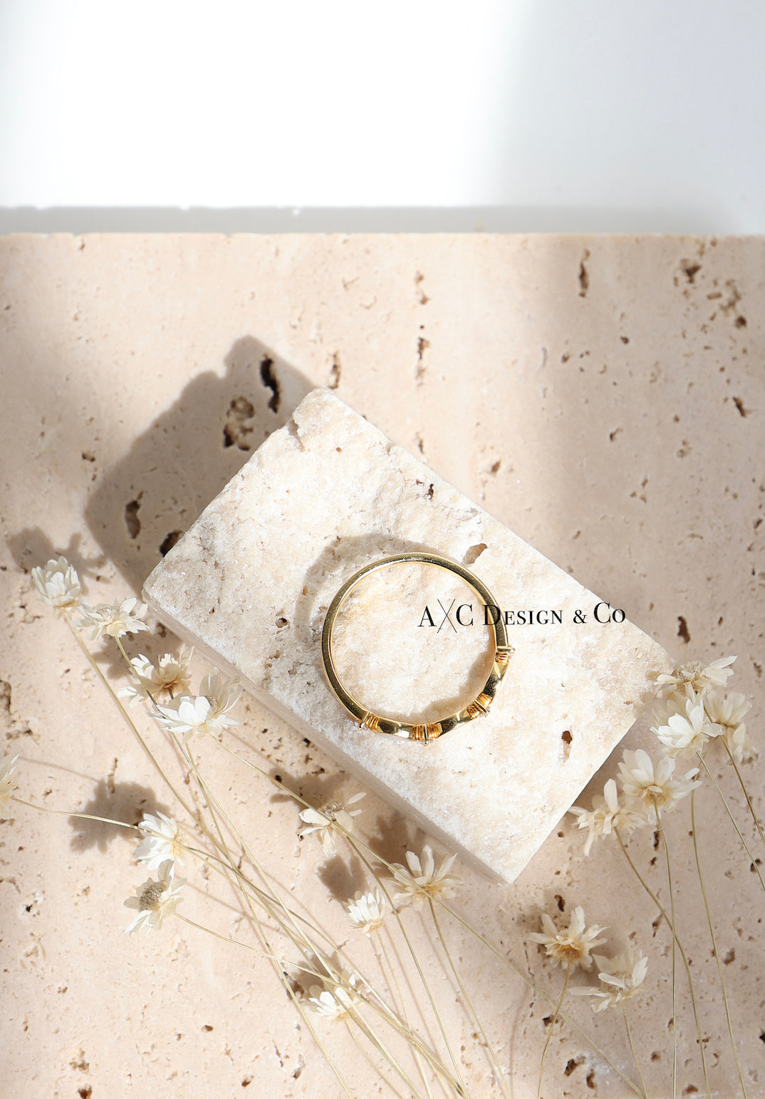 Minimalist Solid 18K Gold Marquise Breastmilk Band (DIY Kit)
