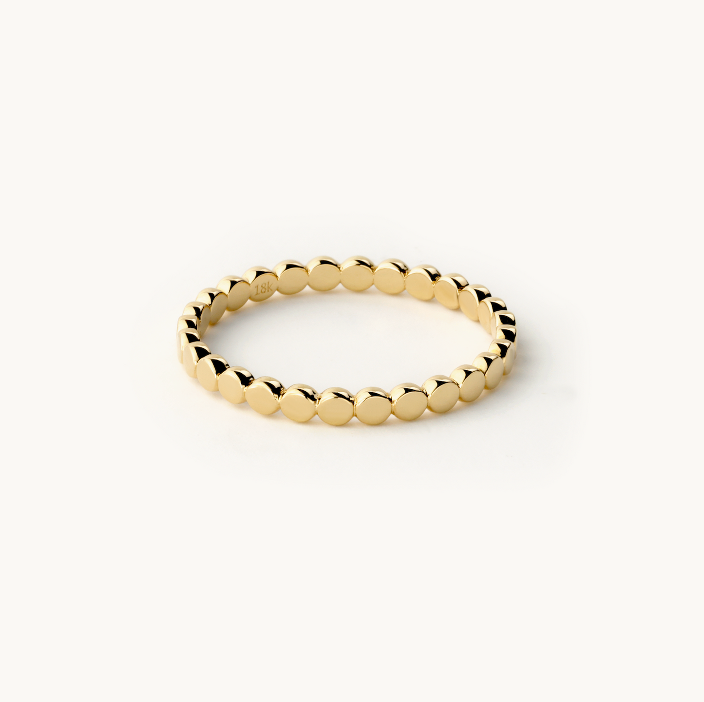 Dainty Disk Eternity Ring