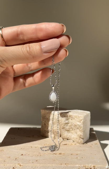Grand Teardrop Breastmilk Necklace (DIY KIT)